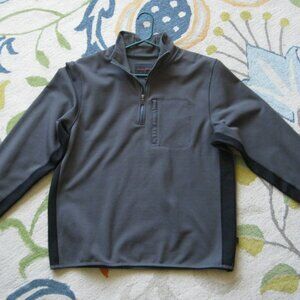 Men's Banana Republic half zip sweatshirt grey size large